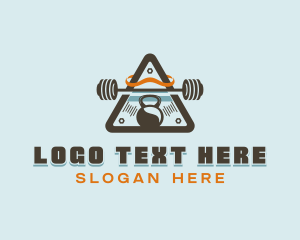 Workout - Gym Fitness Bodybuilding logo design