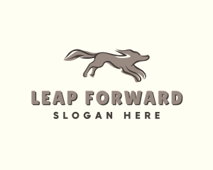 Leap - Pet Dog Run logo design