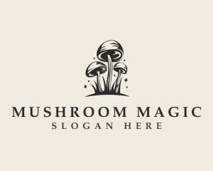 Mushroom - Mushroom Fungi Psychedelic logo design