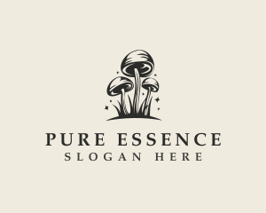 Ingredient - Mushroom Fungi Psychedelic logo design