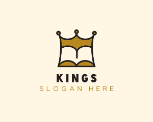 Gold King Book  logo design