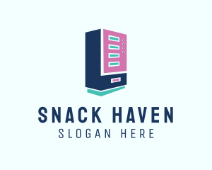 Food Vending Machine logo design