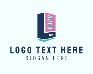 Machine - Food Vending Machine logo design