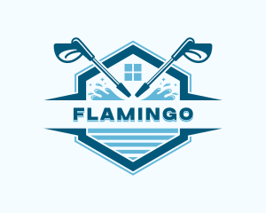 Gutter Cleaning - Cleaner Pressure Washer logo design