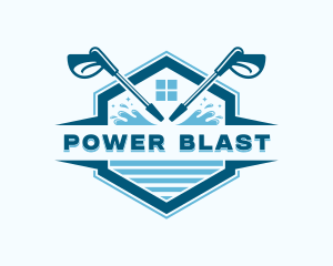 Cleaner Pressure Washer logo design