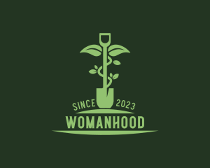 Plant - Plant Shovel Gardener logo design