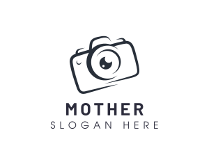 Lens - Shutter Camera Photography logo design