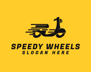 Scooter - Express Delivery Motor logo design