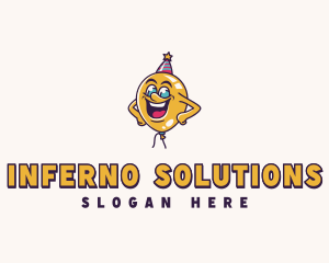 Balloon Party Hat Logo