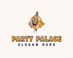 Balloon Party Hat logo design