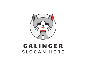 Cute Cat Veterinary Logo