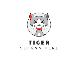 Cute Cat Veterinary Logo