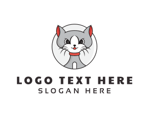 Cute Cat Veterinary Logo