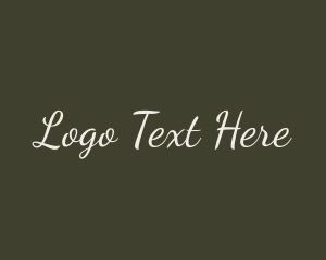 Elegance - Luxury Script Business logo design