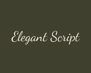 Luxury Script Business logo design