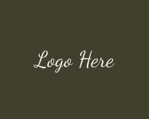 Luxe - Luxury Script Business logo design