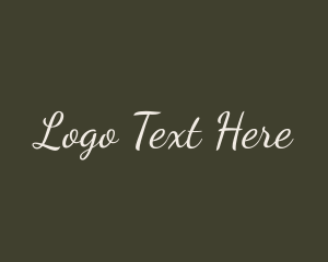 Luxury Script Business Logo