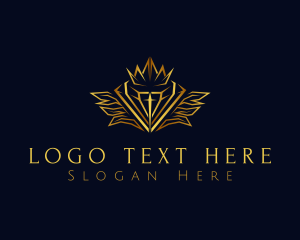 High End - Crown Diamond Jewelry logo design