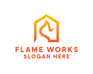Flame - Flame Grill Barbecue logo design