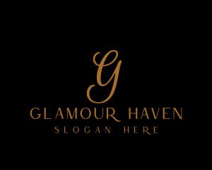 Glamourous Clothing Boutique logo design