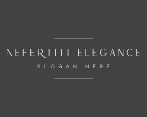 Elegant Style Wordmark logo design