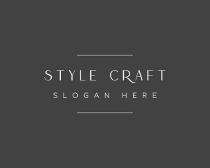 Elegant Style Wordmark logo design