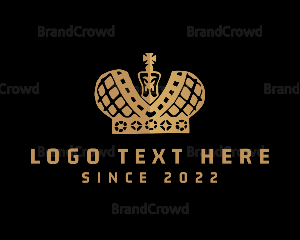 Luxe Monarchy Crown Logo