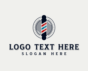 Hairstylist - Hairstyling Haircut Barber logo design