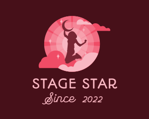 Actor - Dream Moon Star Woman logo design