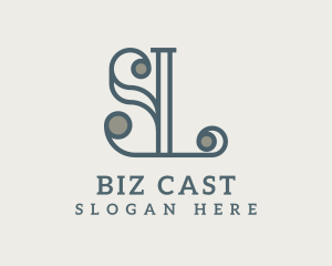 Elegant Letter SL  Monogram Logo