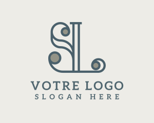 Elegant Letter SL  Monogram Logo