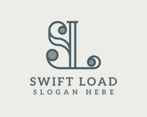 Elegant Letter SL  Monogram logo design