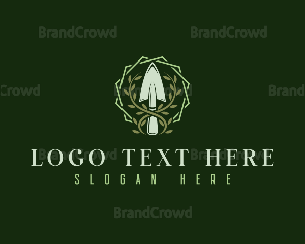 Plant Gardening Trowel Logo