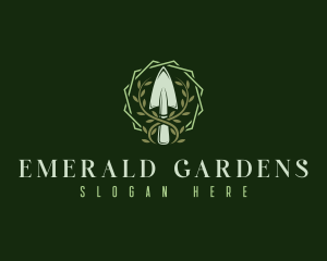 Plant Gardening Trowel logo design