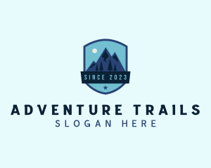 Trekking - Alpine Mountain Trekking logo design