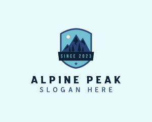 Alpine - Alpine Mountain Trekking logo design