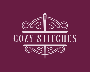 Embroidery Stitching Tailoring logo design