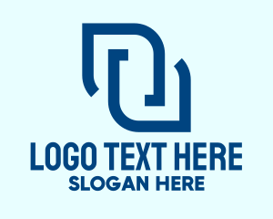 Legal Services - Abstract Blue Company logo design