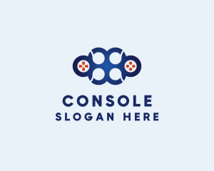 Gamepad Console Knuckle  logo design