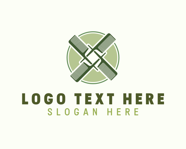 Barbershop - Barbershop Haircut Comb logo design