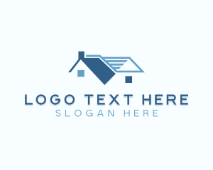 Real Estate - Roofing Contractor Property logo design
