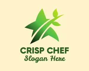 Vegan Star Restaurant  logo design