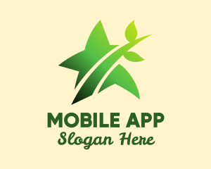 Healthy Restaurant - Vegan Star Restaurant logo design