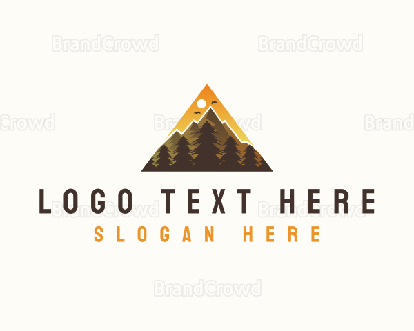 Mountain Peak Triangle Logo