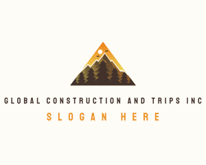 Travel - Mountain Peak Triangle logo design