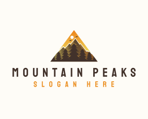 Mountain Peak Triangle logo design