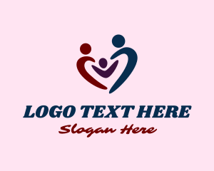 Family Planning - Family Heart Community logo design