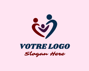 Social - Family Heart Community logo design