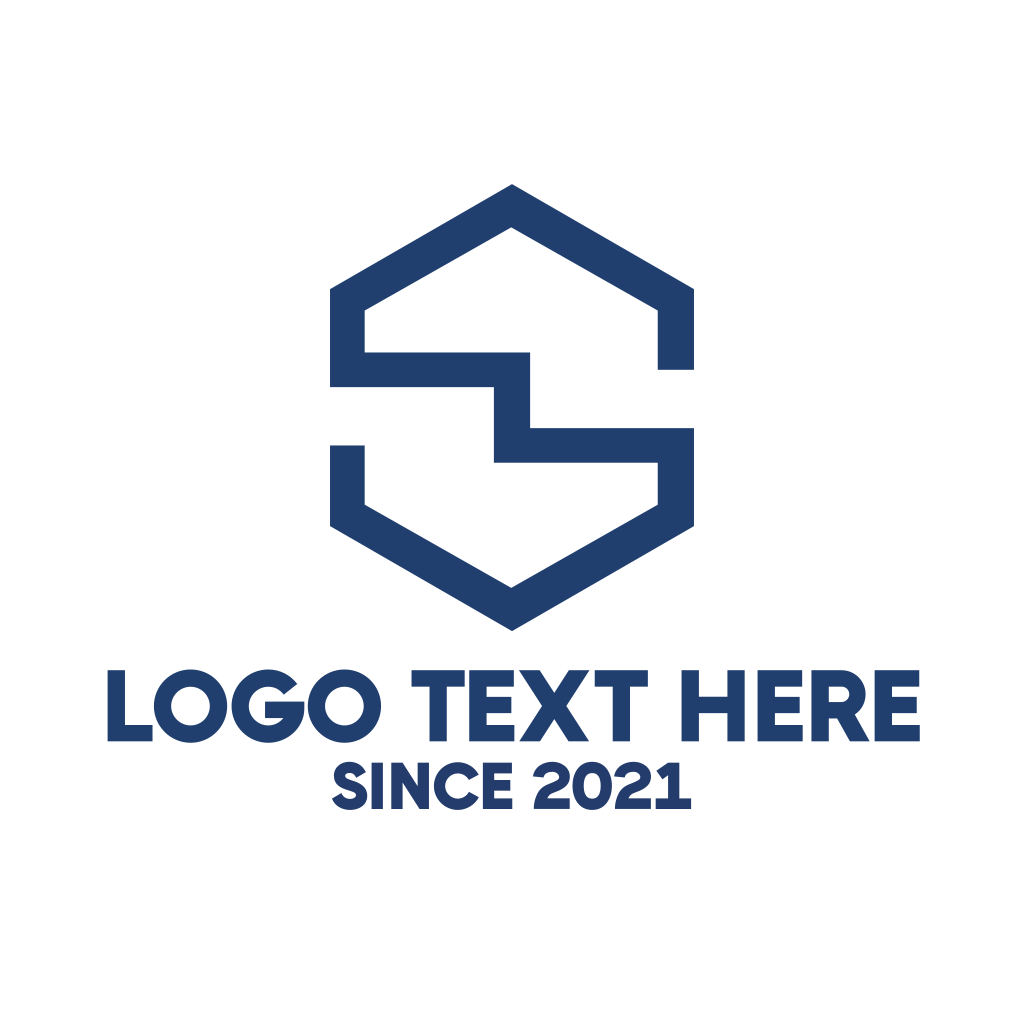 Blue Crooked S Logo | BrandCrowd Logo Maker