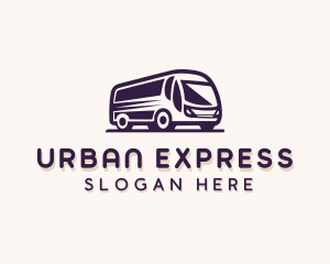 Metro - Shuttle Bus Transportation Vehicle logo design